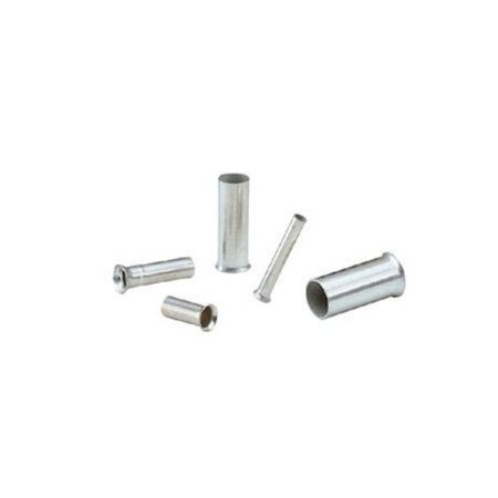 PANDUIT Ferrule, Non-Insul, 1mm2, 8mm Len, PK1000 F77-8-M